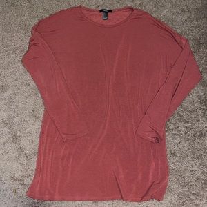 Burnt orange sweater dress